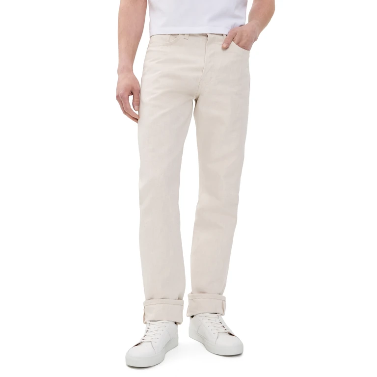 Naked & Famous Denim True Guy Tabi Selvedge Jeans Off White 31