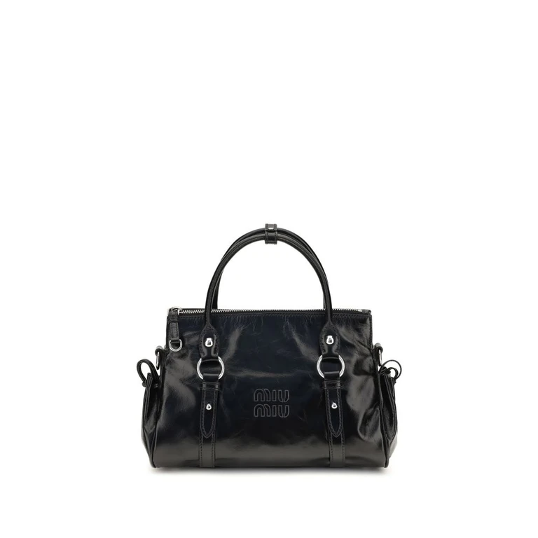 Miu Miu Borsa a mano in pelle lucida