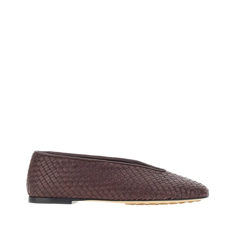 BOTTEGA VENETA 'Rosa' woven nappa leather ballet flats Woman 36