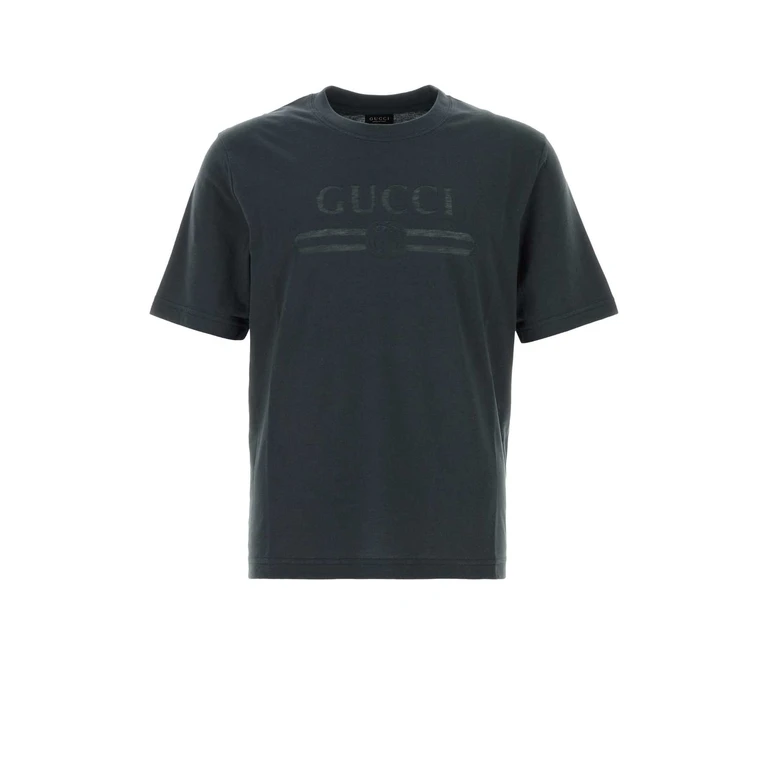 Gucci Charcoal Jersey T-Shirt Charcoalmc Exterior: Cotton Polyester - Men