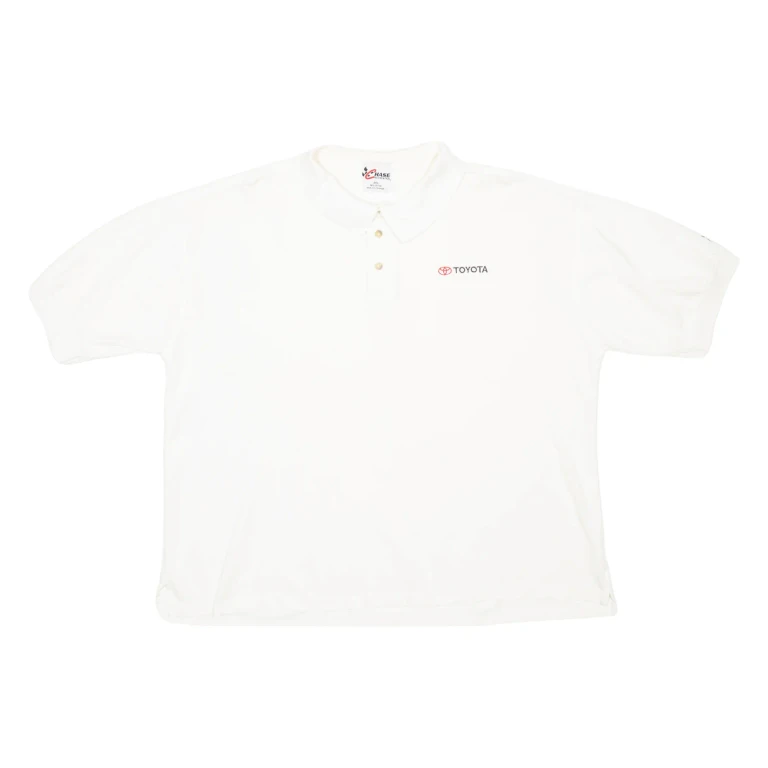 CHASE AUTHENTICS Mens Polo Shirt White Short Sleeve 2XL