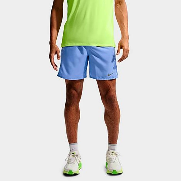 Nike Men's Miler Dri-FIT 7" Brief-Lined Running Shorts in Royal Pulse/Sapphire Size: XS