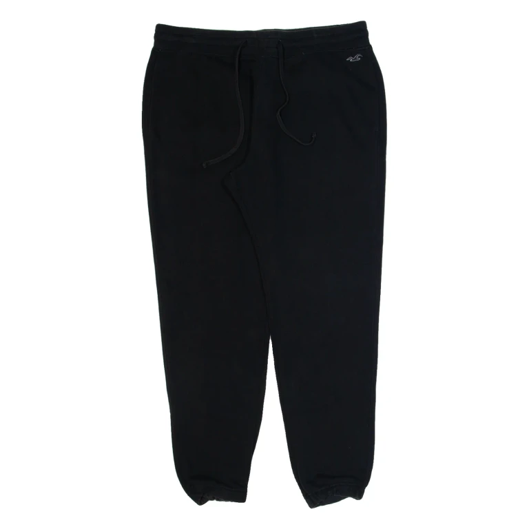 HOLLISTER Womens Joggers Black Tapered XL W34 L28
