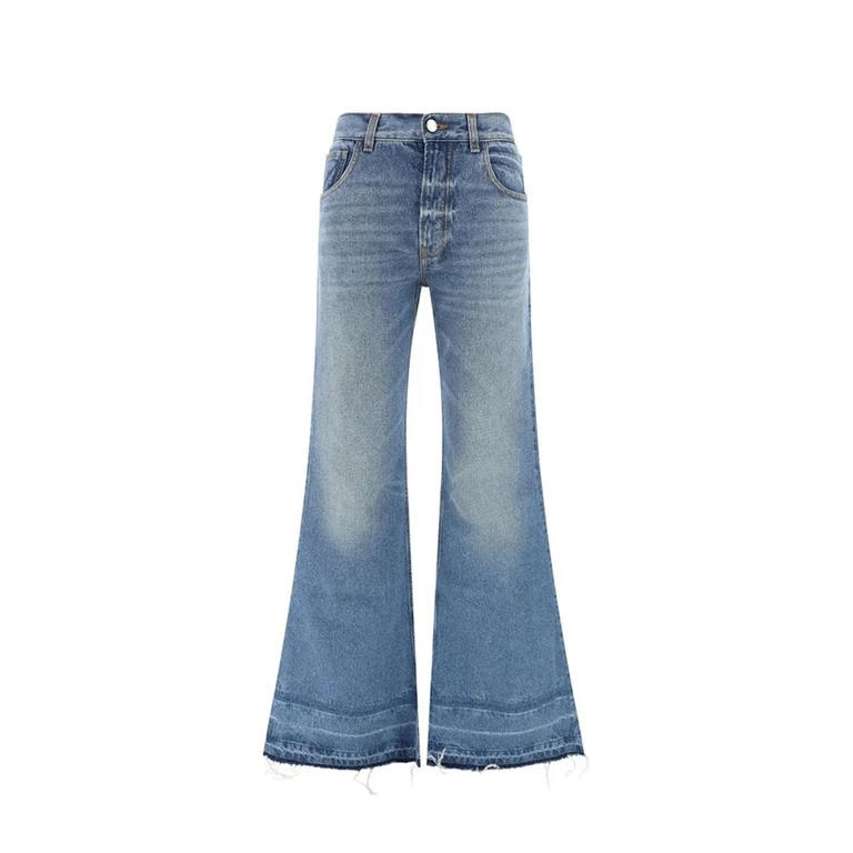 Chloé Blue Cotton Bootcut Jeans Clothing - Women