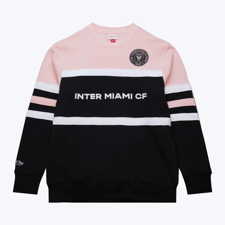 Men's Mls Head Coach Fleece Crew Current Logo Miami Cf