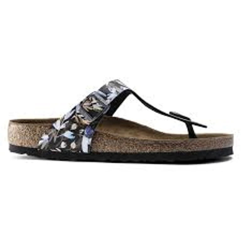 Gizeh Soft Footbed Birko-Flor Floral Fades Black