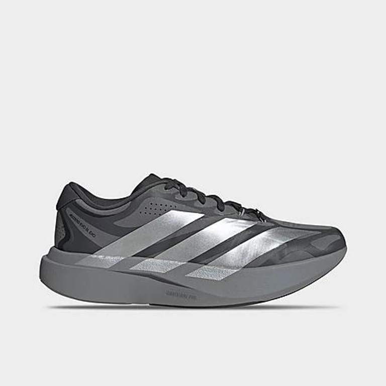 Adizero EVO SL Exo Running Shoes in Grey/Silver Metallic/Grey