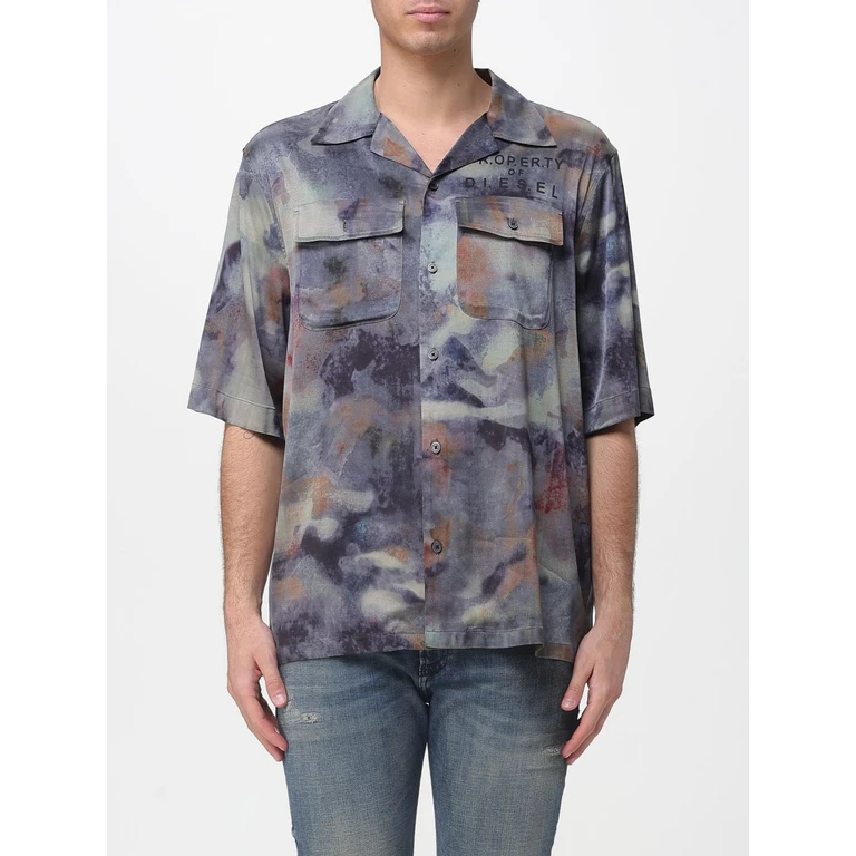 Shirt Men color Green (A218800DMBN8ATA)