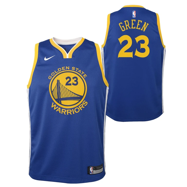 Youth Golden State Warriors Draymond Green Away Icon Swingman Jersey Jerseys