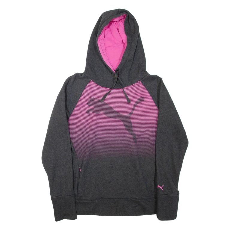 PUMA Womens Grey Hoodie L