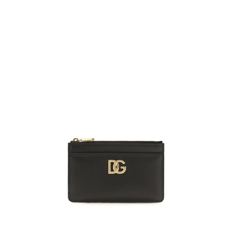 Dolce & Gabbana Black Calf Leather Bos Taurus Wallet - Women
