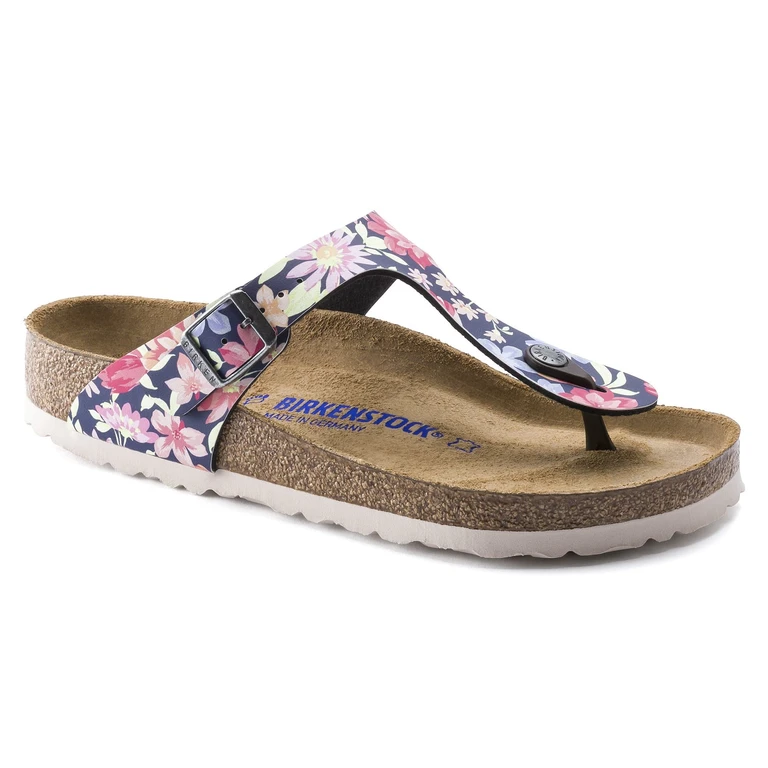 Gizeh Soft Footbed Birko-Flor Supernatural Flowers Navy