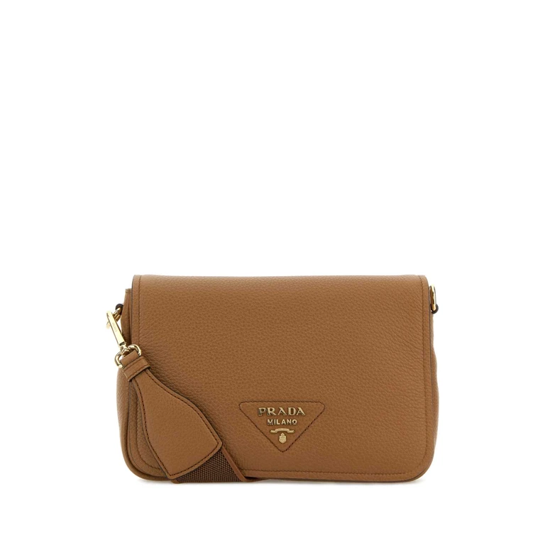 Prada Brown Leather Crossbody Bag Caramel 0 1 N Borse A Tracolla - Women