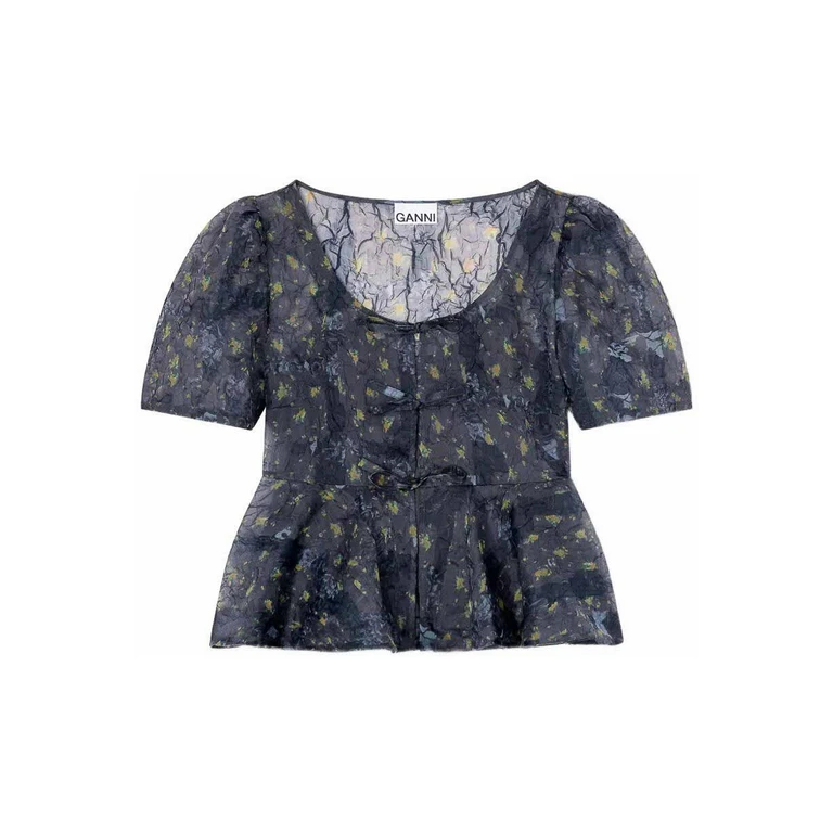 Ganni Blouse - Noir (A1040267052)