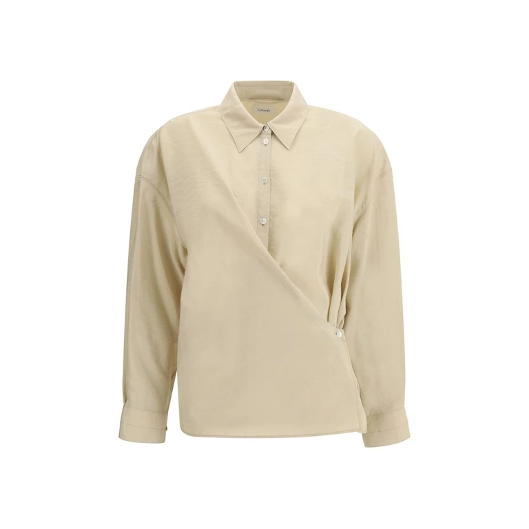 Lemaire Beige Silk Dress Shirt - Women