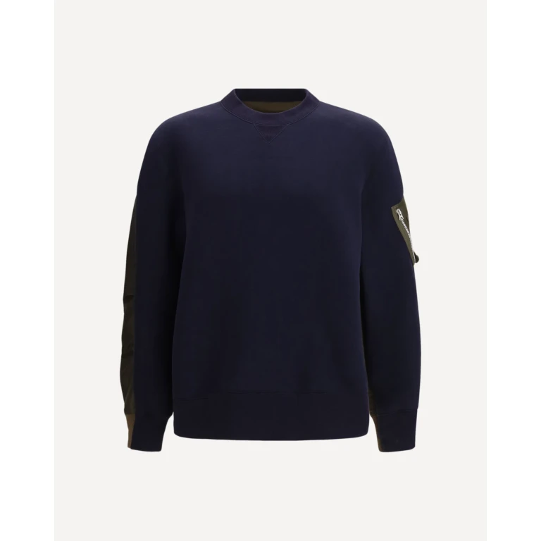 SACAI Paneled Sweatshirt Male 1