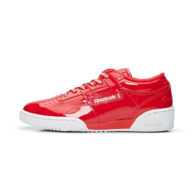 Men's Workout Lo Clean Oc Shoes - Scarlet/White