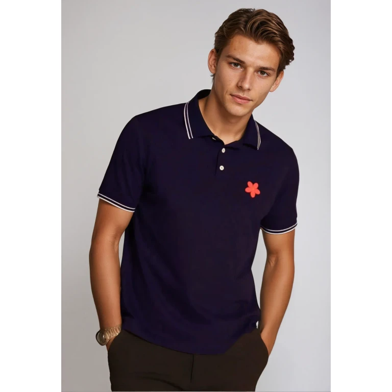 Happy Polo Shirt - Navy