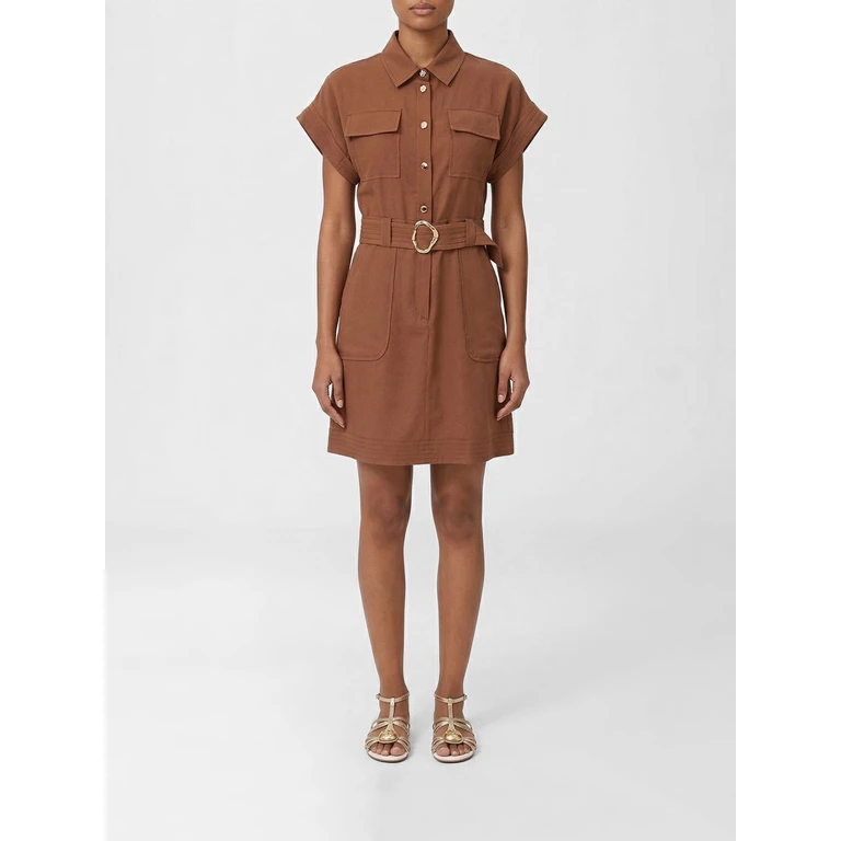 LIU JO Dress Woman color Brown (CA6299T250809032)