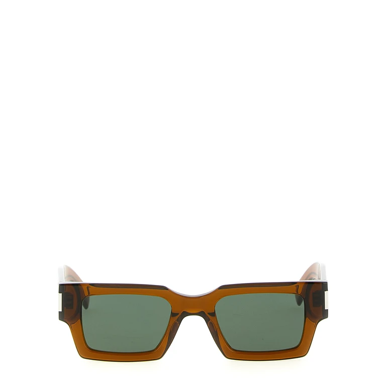 Saint Laurent Brown Acetate Sunglasses - Men