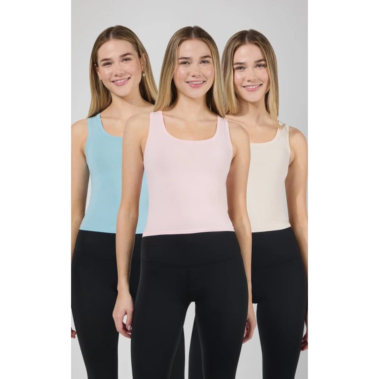 Airlite Cotton Blend Tank Tops 3 PK