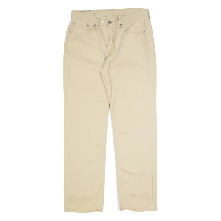 LEVI'S 514 Mens Trousers Beige Regular Straight W32 L32