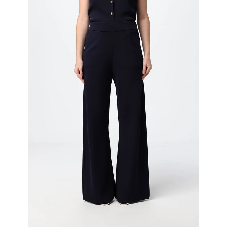 High-Waisted Wide Leg Knit Wool Trousers (2621336011600002)