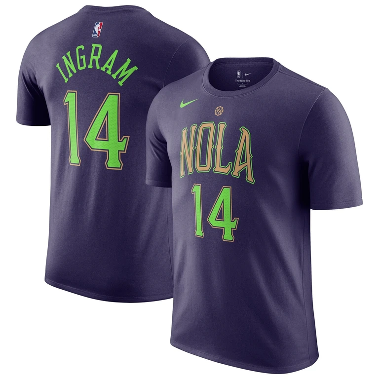 Men's NBA Pelicans 24/25 City 'Ingram 'Edition N & N T-Shirt