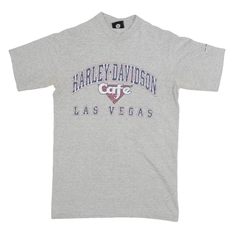 HARLEY DAVIDSON Womens T-Shirt Grey USA XXS