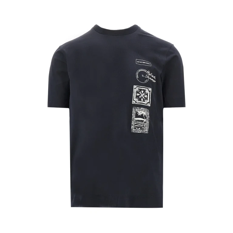 Printed and embroidered T-shirt Man XXL