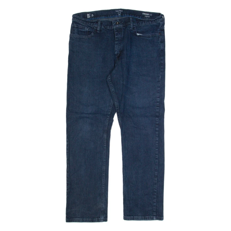 NAUTICA Mens Jeans Blue Regular Straight W36 L30