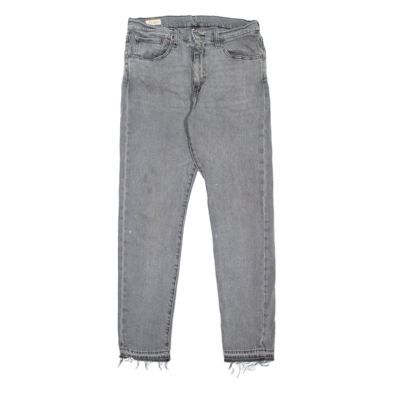 LEVI'S 512 BIG E Jeans Mens Grey Slim Tapered W33 L32