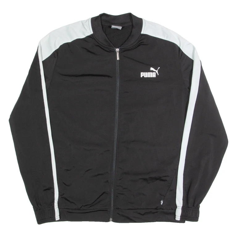 PUMA Mens Track Jacket Black L