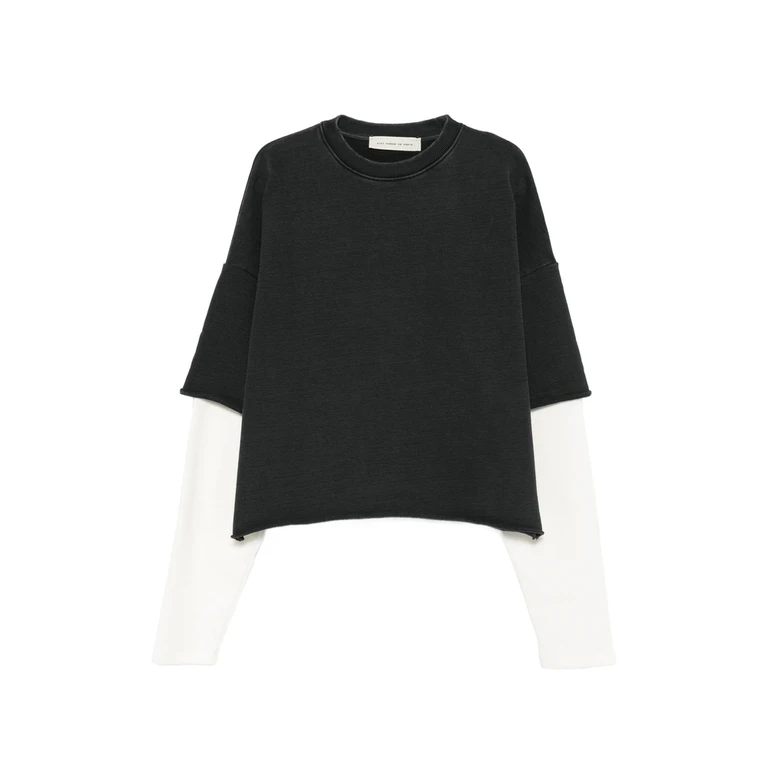 Stay Human On Earth Layered Sweatshirt