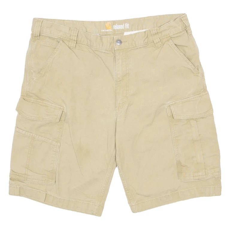 CARHARTT Mens Workwear Shorts Beige Relaxed XL W38