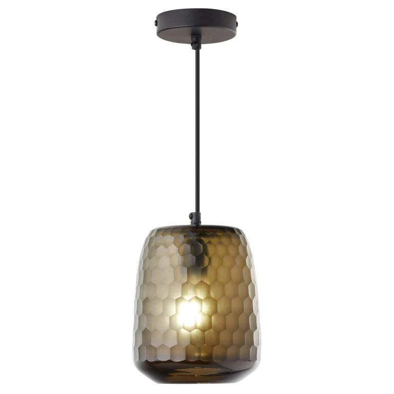 Hanging Lamp - Brown & Black