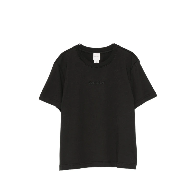 Logo-embroidered T-shirt