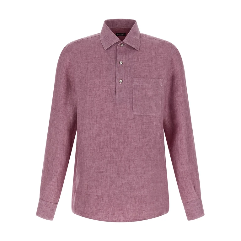 Multicolor Linen Polo Shirt - Men