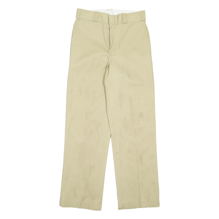 DICKIES Womens Trousers Beige Regular Straight W31 L30