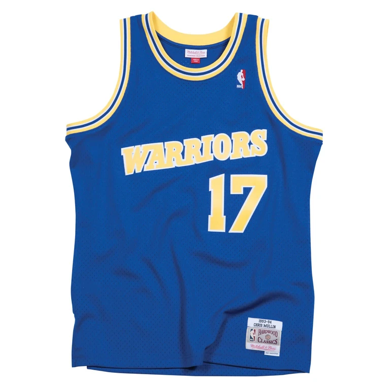 Men's NBA Golden State Warriors Swingman Road Jersey 93-94 Mullin