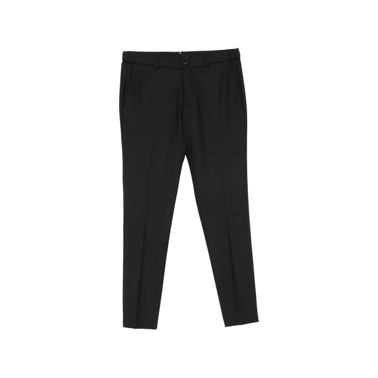 Pressed-crease Straight-leg Trousers