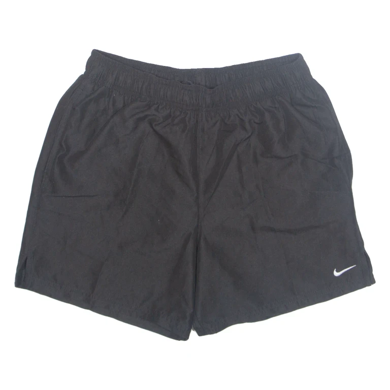 NIKE Mesh Lined Mens Sports Shorts Black S W27