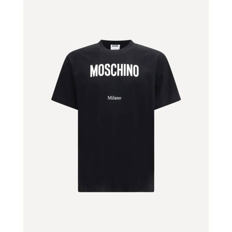 MOSCHINO Organic cotton jersey T-shirt Male XL