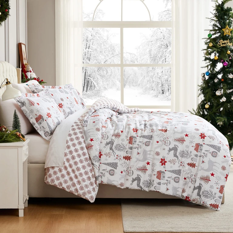 Holly Jolly Lane Oversized Comforter Set