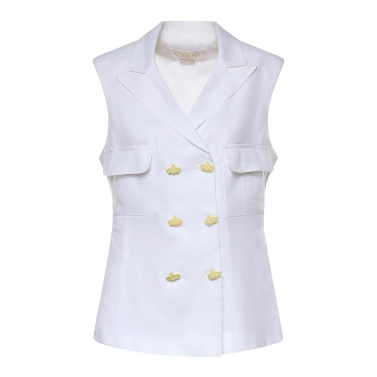 Genny Gilet - Blanc (80AAP535N0750003)