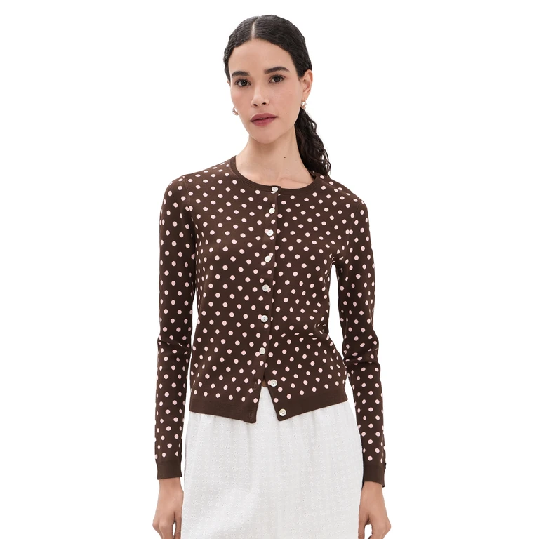 Fable Cardigan Brown Multi XS