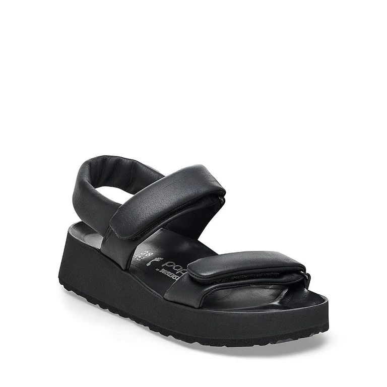 Unisex Theda Natural Leather Black