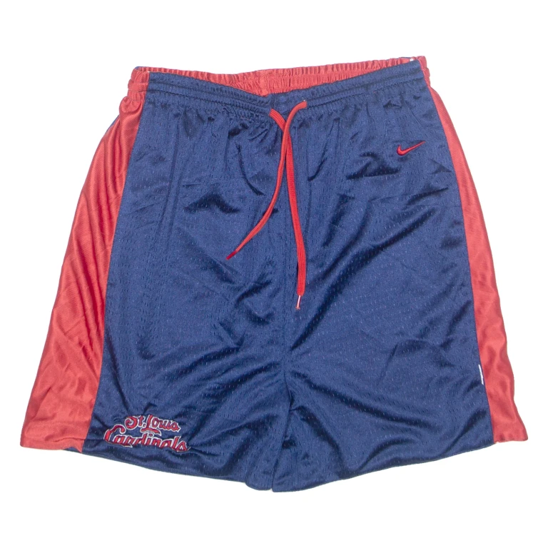NIKE MLB St Louis Cardinals USA Mens Sports Shorts Blue Relaxed M W28