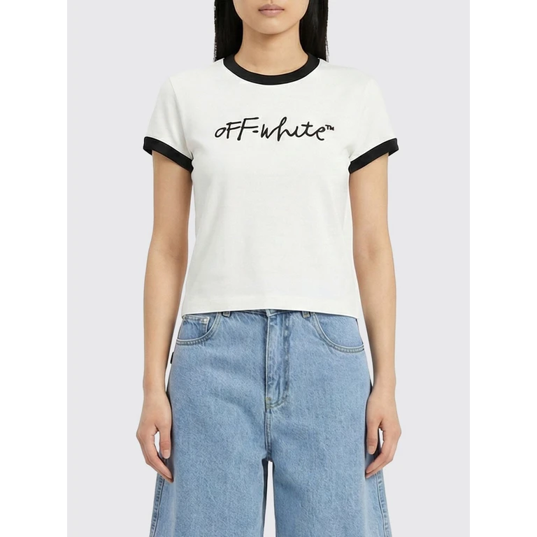 OFF-WHITE T-Shirt Woman color White 1 (2AA112S26JER001W102)