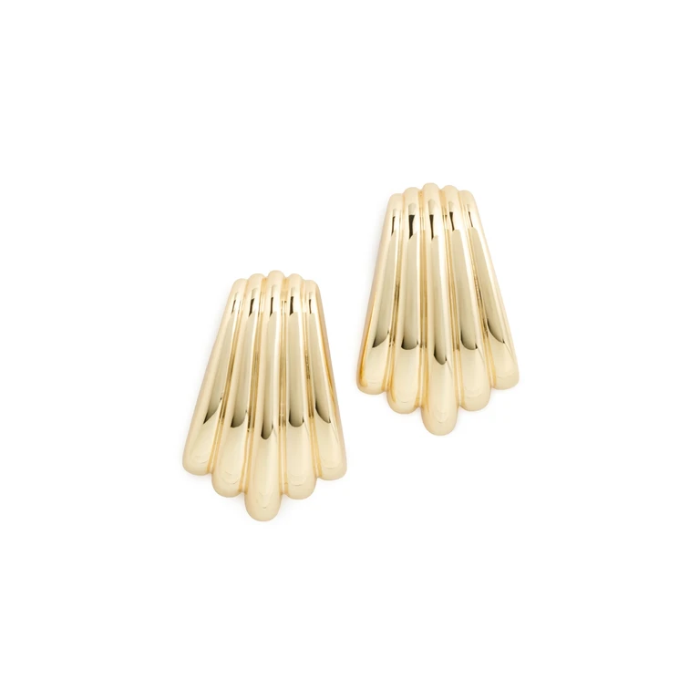 Luv Aj The Sundown Statement Stud Earrings Gold One Size